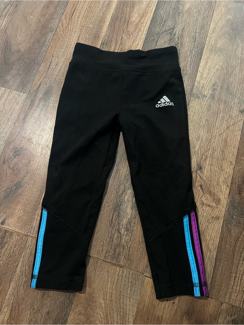 24 M Adidas Kids Black Active Leggings